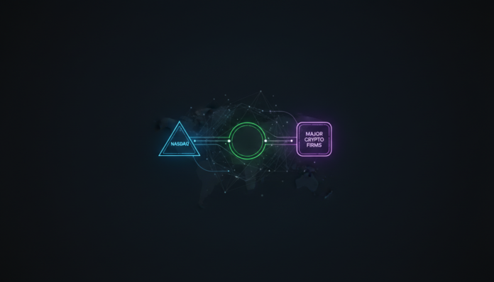 Major Crypto Firms Partner With Nasdaq, Broadridge to Link Markets