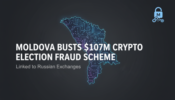 Moldova Busts $107M Crypto Election Fraud Scheme Linked to Russian Exchanges