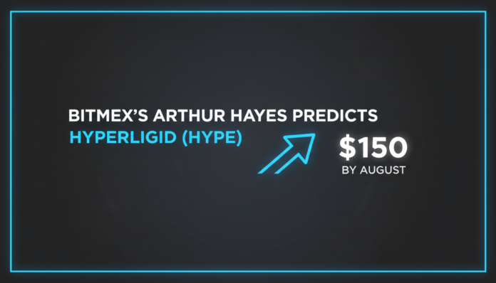 BitMEX's Arthur Hayes Predicts Hyperliquid (HYPE) Could Reach $150 by August