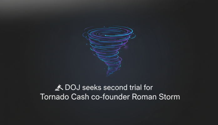 DOJ seeks second trial for Tornado Cash co-founder Roman Storm