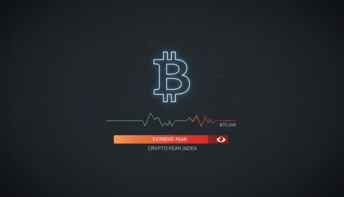 Bitcoin Stabilizes at $70K as Crypto Fear Index Signals Market Anxiety