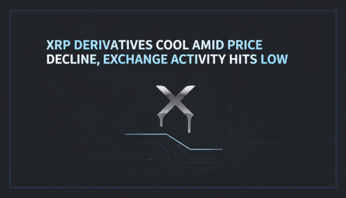 XRP Derivatives Cool Amid Price Decline, Exchange Activity Hits Low