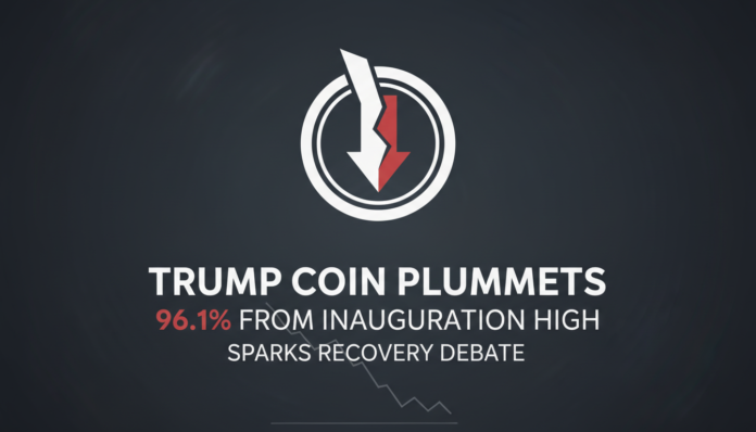 Trump Coin Plummets 96.1% from Inauguration High, Sparks Recovery Debate