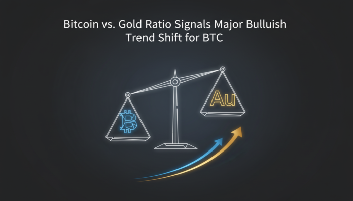 Bitcoin vs. Gold Ratio Signals Major Bullish Trend Shift for BTC