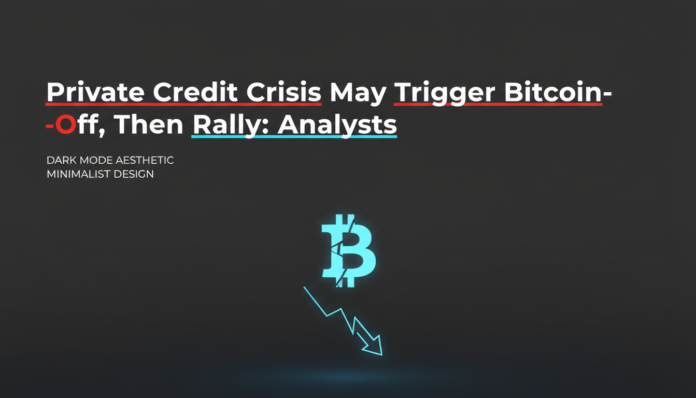 Private Credit Crisis May Trigger Bitcoin Sell-Off, Then Rally: Analysts