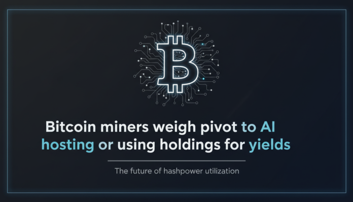 Bitcoin miners weigh pivot to AI hosting or using holdings for yields