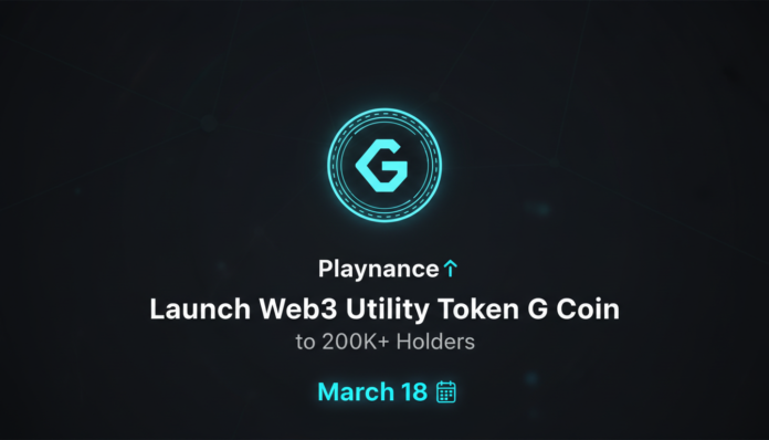 Playnance to Launch Web3 Utility Token G Coin to 200K+ Holders on March 18