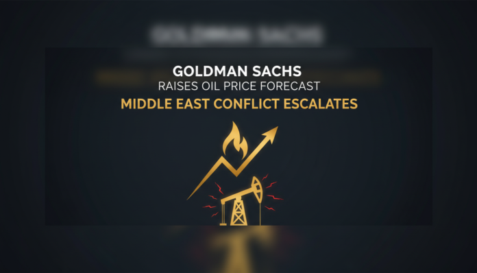 <p>Goldman Sachs Raises Oil Price Forecast as Middle East Conflict Escalates</p></div></p>
<p>Based on the provided text, here are a few options for a 90-character news title:</p>
<p><strong>Option 1 (90 chars):</strong>
Goldman Sachs Raises 2026 Oil Price Forecast to $71 Amid Middle East Conflict</p>
<p><strong>Option 2 (89 chars):</strong>
Goldman Sachs Lifts Oil Price Targets as Iran War Disrupts Global Supply</p>
<p><strong>Option 3 (90 chars):</strong>
Goldman Sachs Issues New 2026 Oil Outlook, Citing Strait of Hormuz Risk</p>