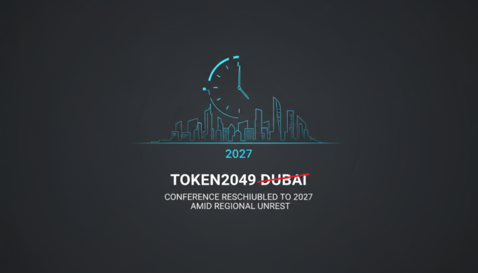 Token2049 Dubai conference rescheduled to 2027 amid regional unrest