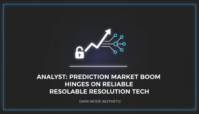 Analyst: Prediction Market Boom Hinges on Reliable Resolution Tech