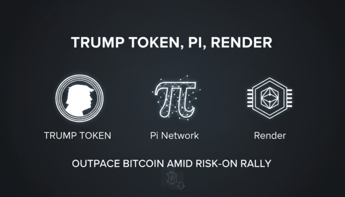Trump Token, Pi, Render Outpace Bitcoin Amid Risk-On Rally