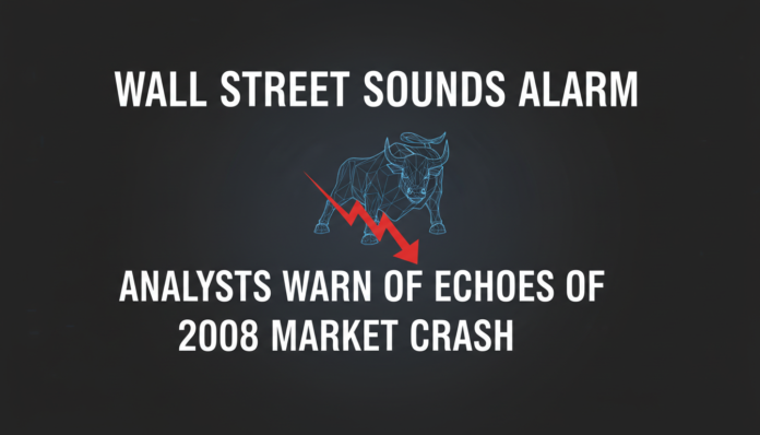 Wall Street Sounds Alarm: Analysts Warn of Echoes of 2008 Market Crash