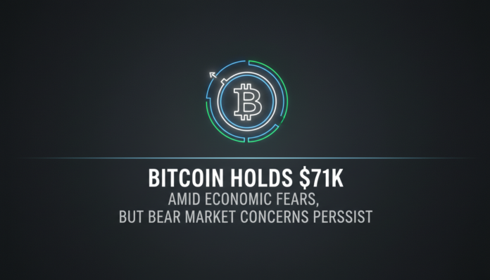 Bitcoin Holds $71K Amid Economic Fears, But Bear Market Concerns Persist