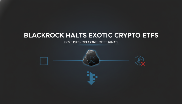 BlackRock Halts Exotic Crypto ETFs, Focuses on Core Offerings