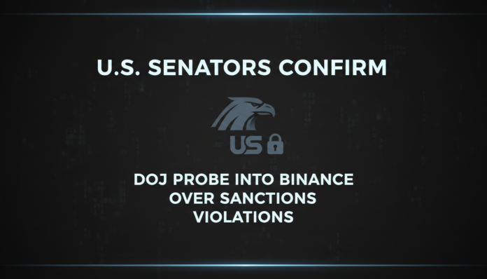U.S. Senators Confirm DOJ Probe Into Binance Over Sanctions Violations