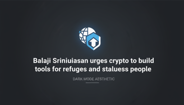 Balaji Srinivasan urges crypto to build tools for refugees and stateless people