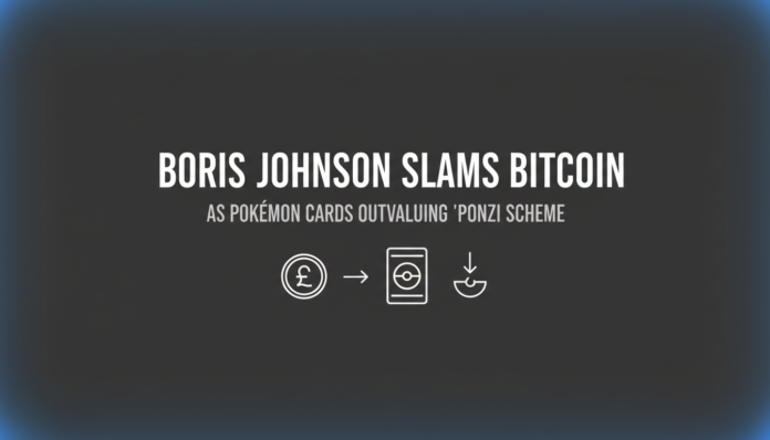 Boris Johnson Slams Bitcoin as Pokémon Cards Outvaluing 'Ponzi Scheme'