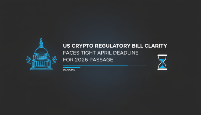 US Crypto Regulatory Bill CLARITY Faces Tight April Deadline For 2026 Passage
