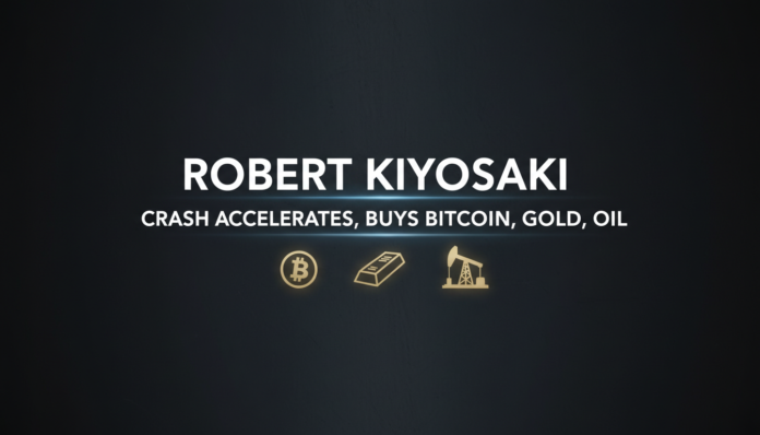 Robert Kiyosaki: Crash Accelerates, Buys Bitcoin, Gold, Oil