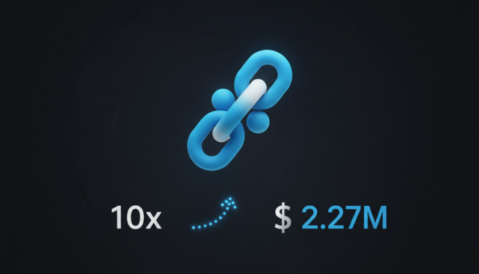 Anonymous Trader Bets $2.27M on LINK With 10x Leverage
