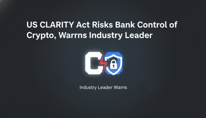 US CLARITY Act Risks Bank Control of Crypto, Warns Industry Leader