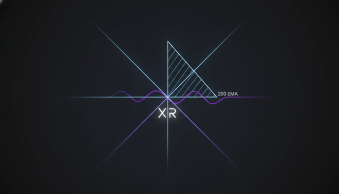 XRP at Crossroads: Triangle Pattern Near 200 EMA Hints at Major Move Ahead