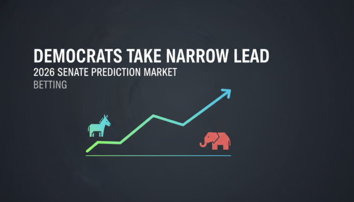 Democrats Take Narrow Lead in 2026 Senate Prediction Market Betting