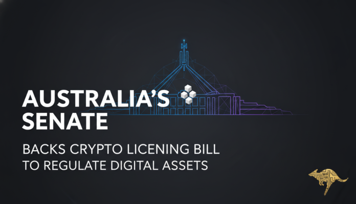 Australia's Senate backs crypto licensing bill to regulate digital assets