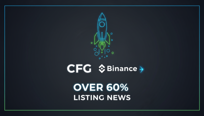 CFG Rockets Over 60% on Binance Listing News