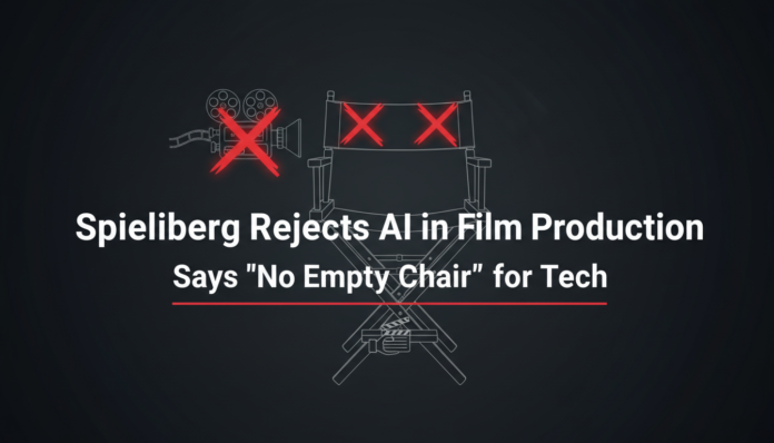 Spielberg Rejects AI in Film Production, Says 'No Empty Chair' for Tech