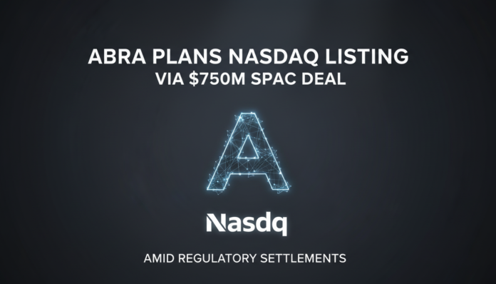 Abra Plans Nasdaq Listing Via $750M SPAC Deal Amid Regulatory Settlements