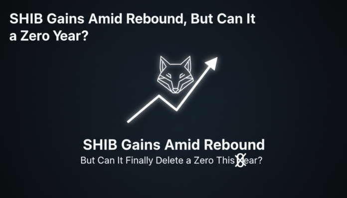 SHIB Gains Amid Rebound, But Can It Finally Delete a Zero This Year?