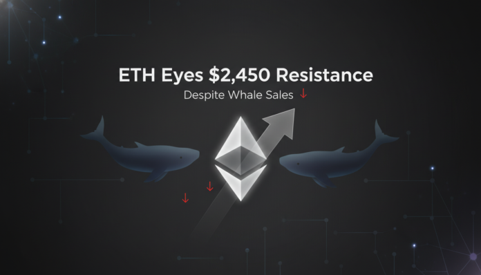 ETH Eyes $2,450 Resistance Despite Whale Sales