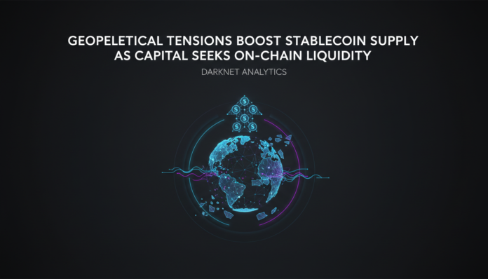 Geopolitical Tensions Boost Stablecoin Supply as Capital Seeks On-Chain Liquidity