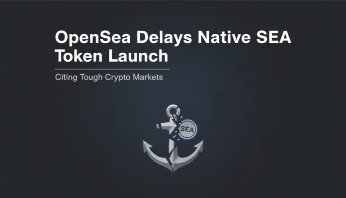 OpenSea Delays Native SEA Token Launch, Citing Tough Crypto Markets