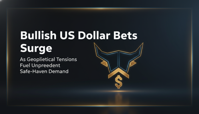 Bullish US Dollar Bets Surge as Geopolitical Tensions Fuel Unprecedented Safe-Haven Demand