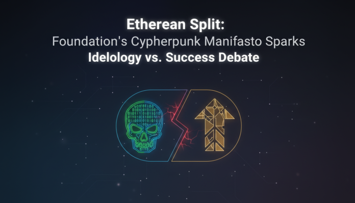 Etherean Split: Foundation's Cypherpunk Manifesto Sparks Ideology vs. Success Debate