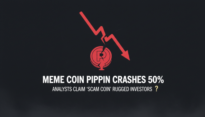 Meme Coin PIPPIN Crashes 50%, Analysts Claim 