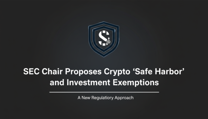 SEC Chair Proposes Crypto ‘Safe Harbor’ and Investment Exemptions