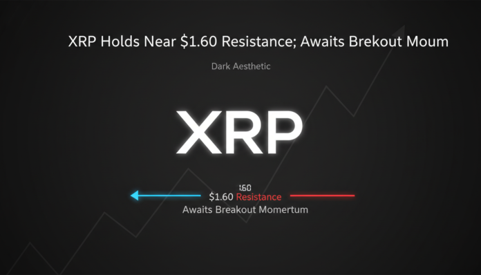 XRP Holds Near $1.60 Resistance; Awaits Breakout Momentum