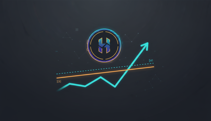 Hype Coin Surges Past $41, Strong Support at $30 Signals Limited Downside Risk