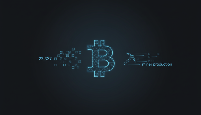 Saylor's Strategy buys 22,337 Bitcoin in one week, outpacing miner production.