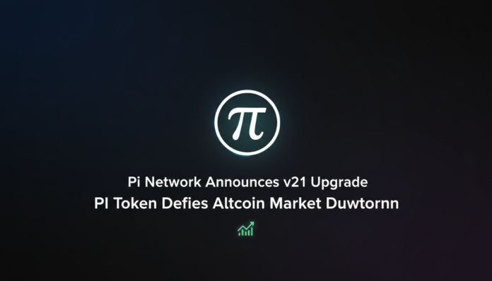 Pi Network Announces v21 Upgrade; PI Token Defies Altcoin Market Downturn