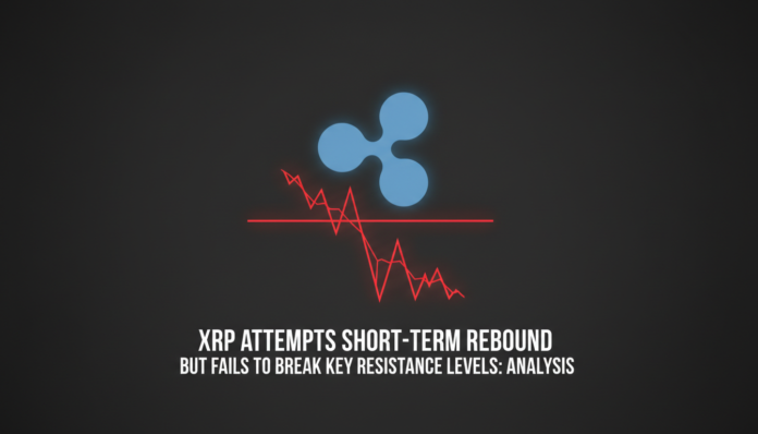 XRP Attempts Short-Term Rebound but Fails to Break Key Resistance Levels: Analysis