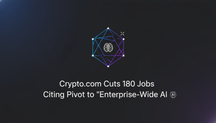 Crypto.com Cuts 180 Jobs, Citing Pivot to 'Enterprise-Wide AI'
