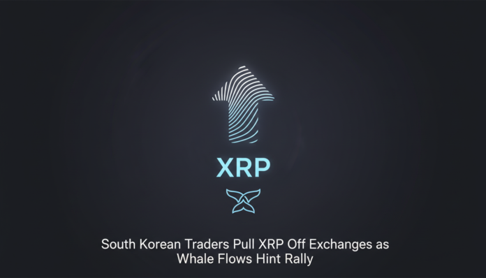 South Korean Traders Pull XRP Off Exchanges as Whale Flows Hint Rally