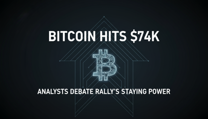 Bitcoin Hits $74K as Analysts Debate Rally’s Staying Power