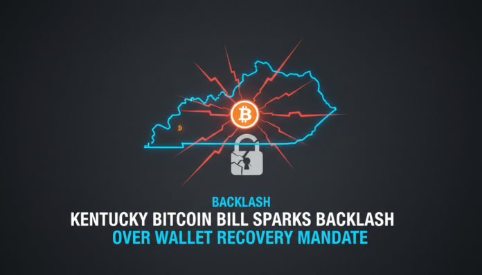 Kentucky Bitcoin Bill Sparks Backlash Over Wallet Recovery Mandate