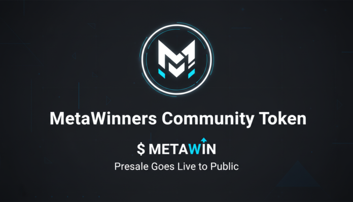MetaWinners Community Token $METAWIN Presale Goes Live to Public