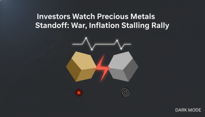 Investors Watch Precious Metals Standoff: War, Inflation Stalling Rally